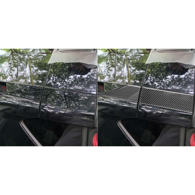 For Chevrolet Corvette C8 4pcs /Set Roof Both Sides Decorative Stickers(Black)