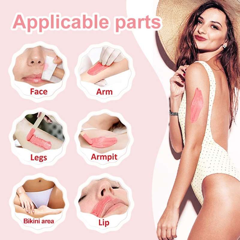 100W 400ML Wax Heater Foldable Silicone Hair Removal Wax Machine EU Plug 220V
