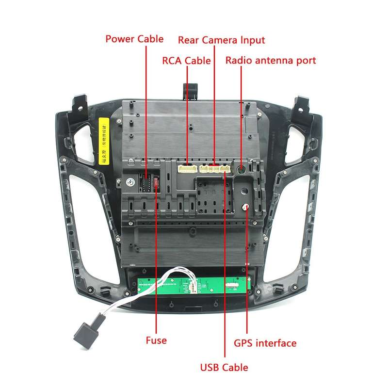 For Ford Focus 9.7 inch Android WiFi Car Integrated Machine, Style: Standard(2+64G)