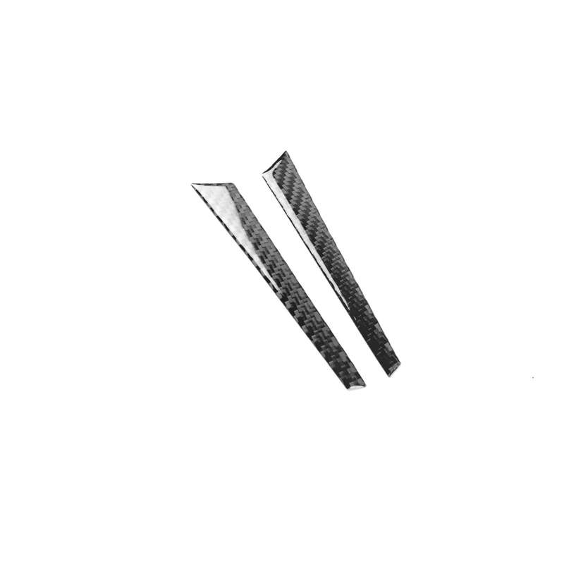 For Chevrolet Corvette C8 4pcs /Set External A-Pillar Decorative Sticker(Black)
