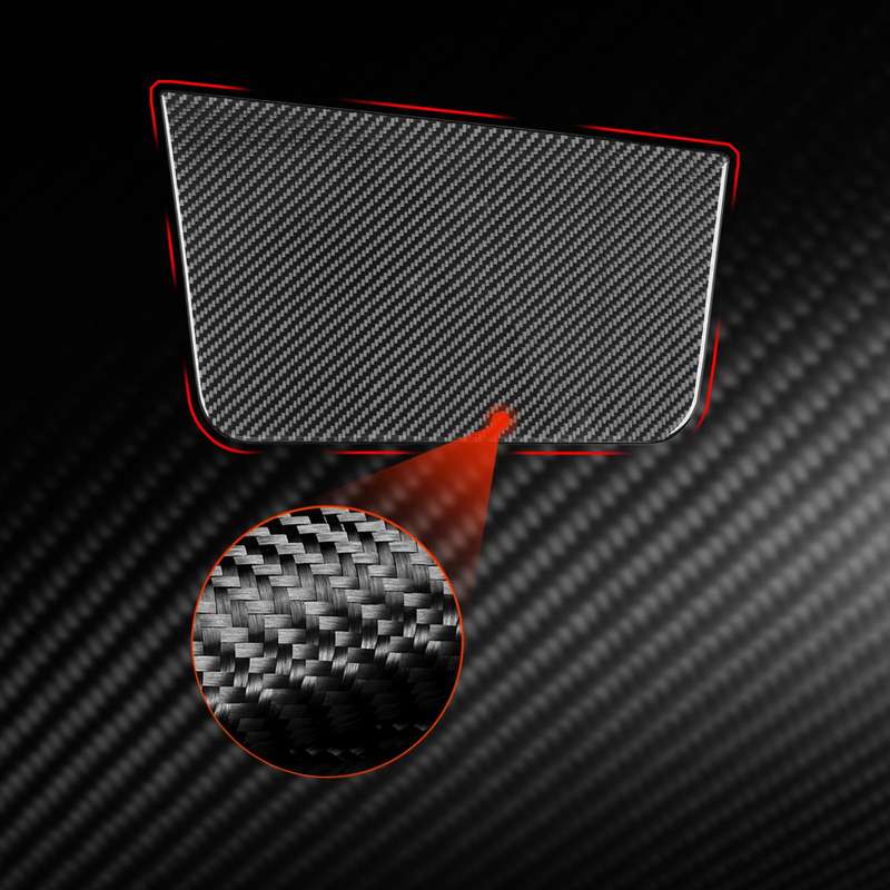 For Chevrolet Corvette C8 Left-Hand Drive Passenger Panel Sticker(Black)