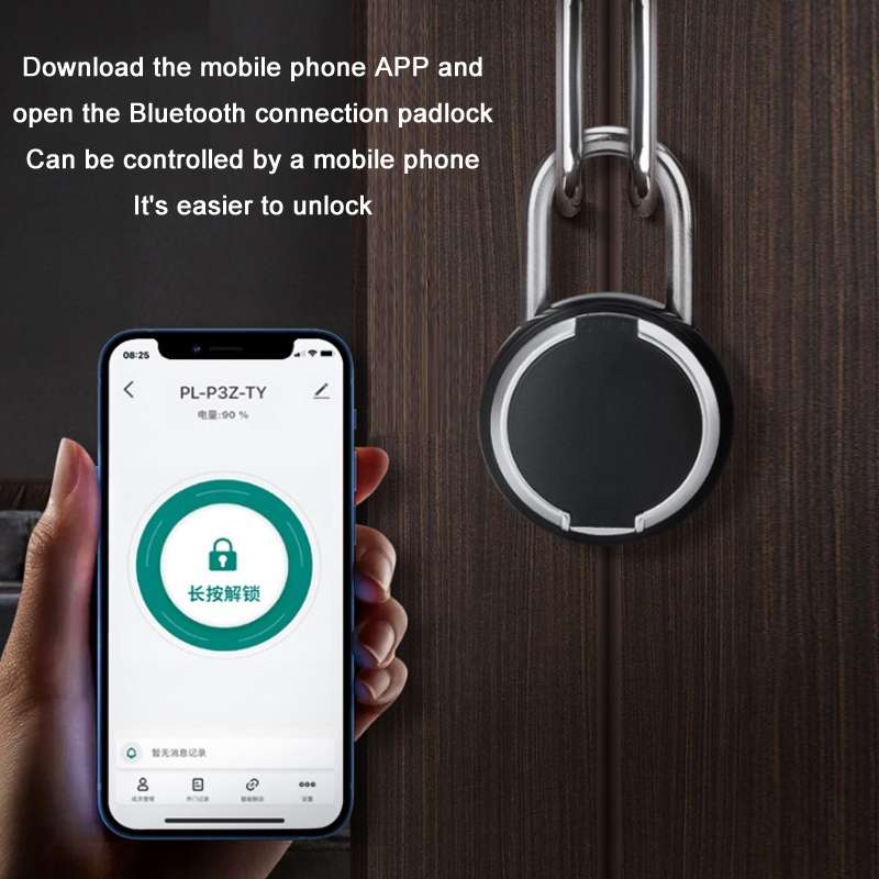 P3Z-TY Outdoor Waterproof Electronic Intelligent Fingerprint Padlock