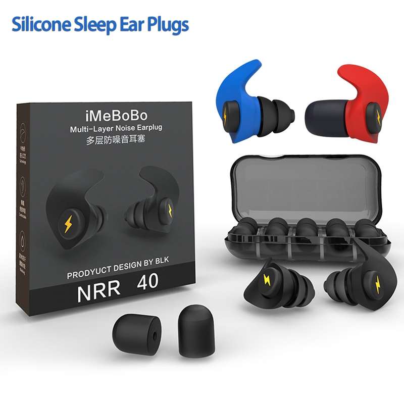 Anti-noise Sleep Earplugs Soundproof Earplugs(Red)