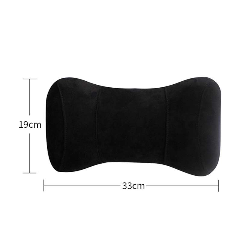 Car Memory Cotton Headrest Protective Cervical Spine Seat Sleeping Pillow(Brown)