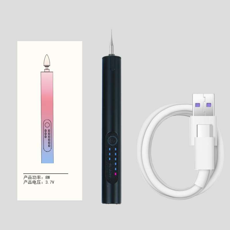 A288 Electric Grinding Machine Small Handheld Carving Pen, Style: Black