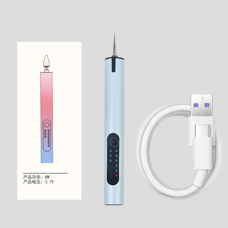 A288 Electric Grinding Machine Small Handheld Carving Pen, Style: White