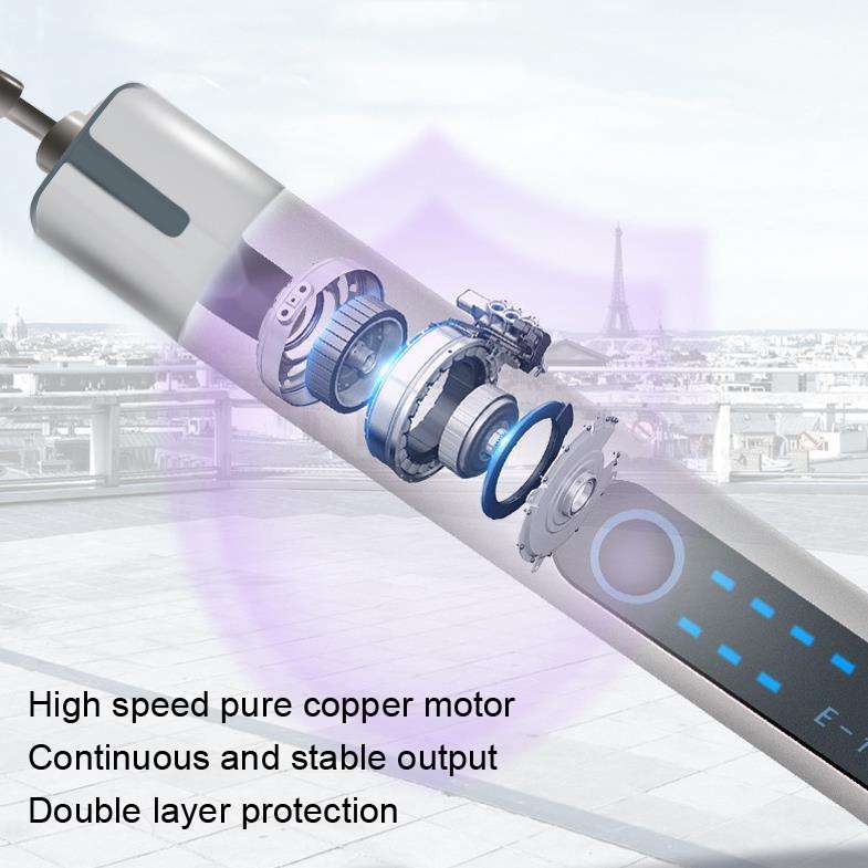 A288 Electric Grinding Machine Small Handheld Carving Pen, Style: White+Saw Blade+Grinding Head