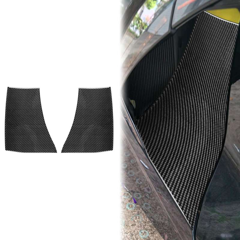 For Chevrolet Corvette C8 2pcs /Set Body Exhaust Port Sticker(Black)