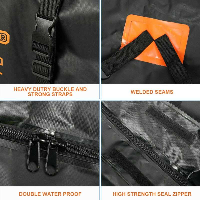 600D Oxford Cloth Car Roof Waterproof Luggage Storage Bag, Style: Roof Pack+Non-slip Mat
