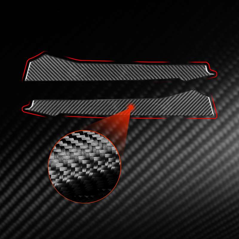 For Chevrolet Corvette C8 2pcs /Set Front Vent Sticker(Black)