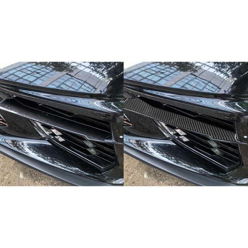 For Chevrolet Corvette C8 2pcs /Set Front Vent Sticker(Black)