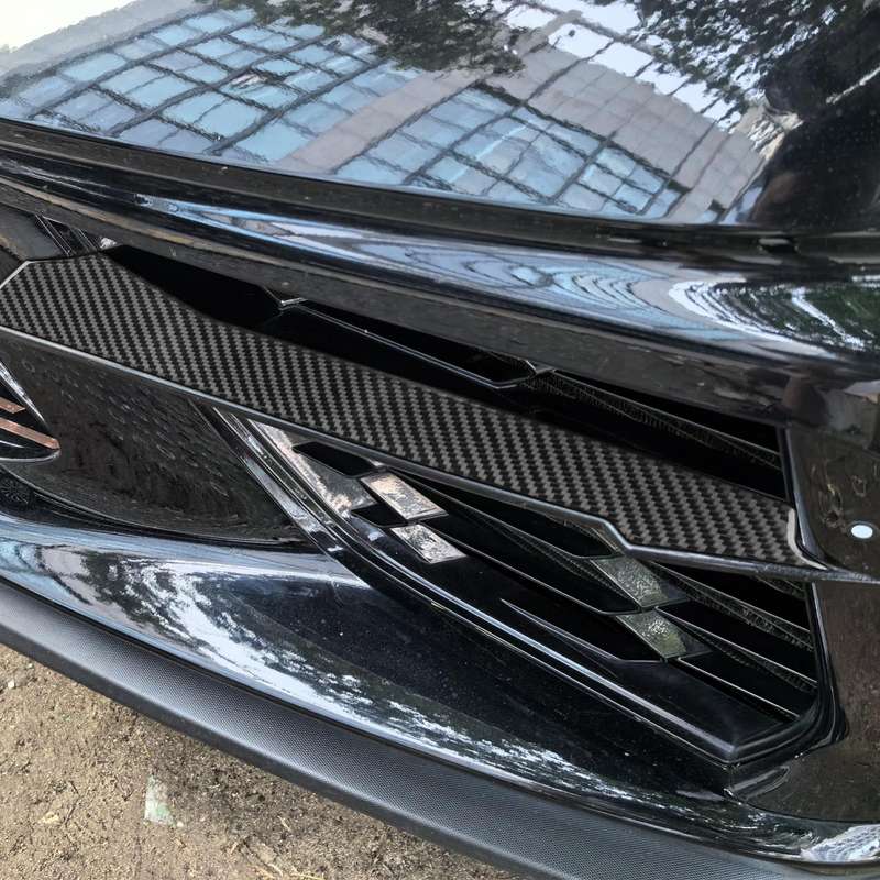 For Chevrolet Corvette C8 2pcs /Set Front Vent Sticker(Black)