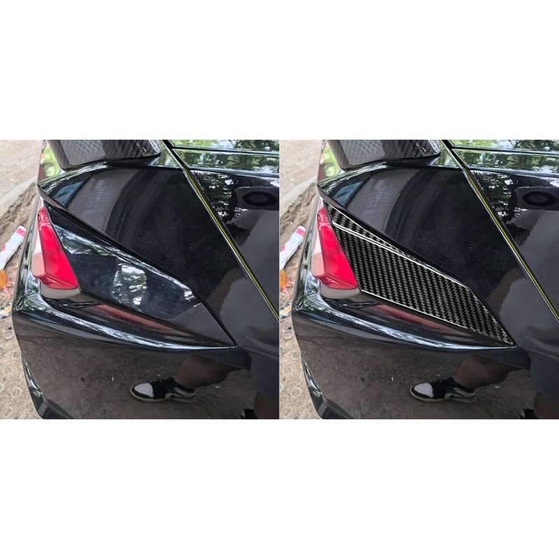 For Chevrolet Corvette C8 4pcs /Set Taillight Both Sides Decorative Stickers(Black)