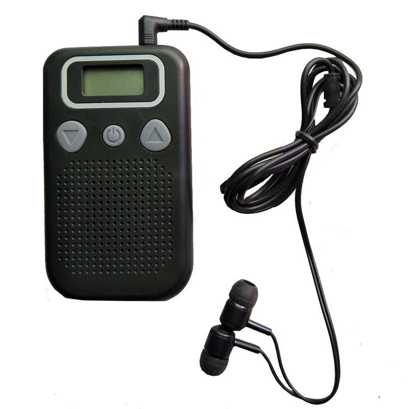 19A Hearing Aids Sound Amplifier Battery Powered In Ear Hearing Enhancement Device(Black)