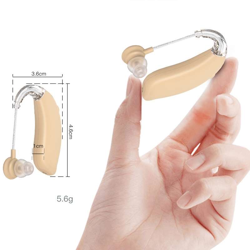 GM-301 Hearing Aid Rechargeable Sound Amplifier,Spec: Bluetooth Model Blue