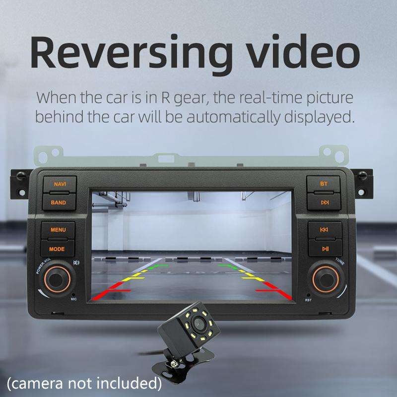 For BMW E46 7 Inch GPS Navigation WIFI Car MP5, Memory: 2+64G