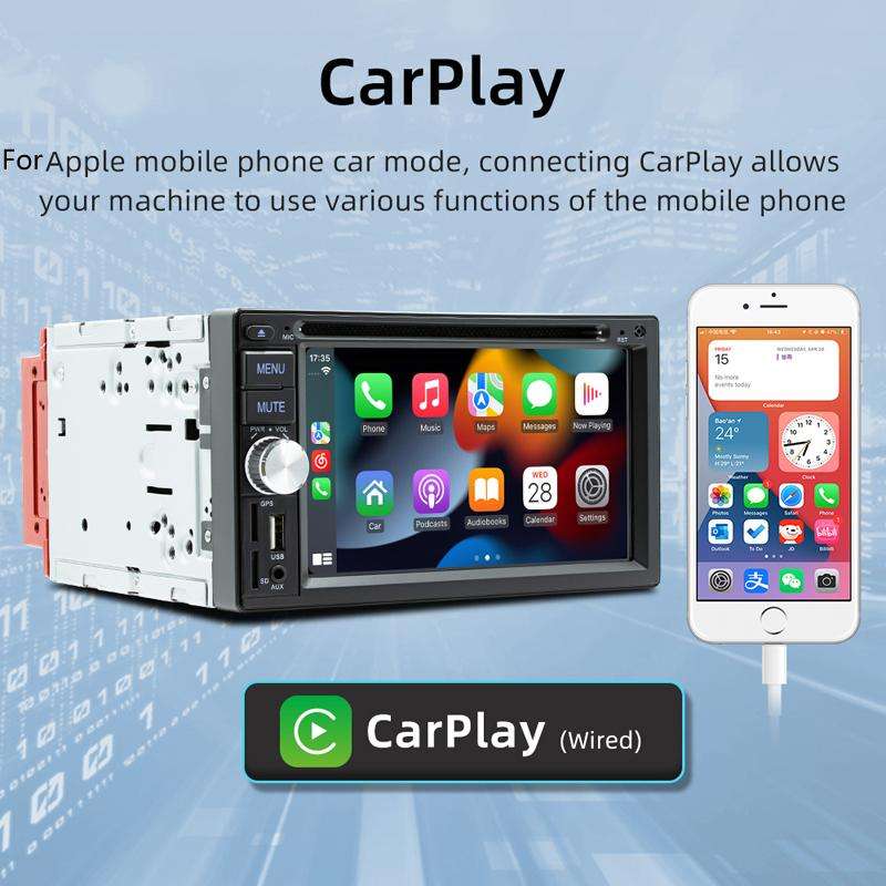 6.2 inch Bluetooth AUX Mobile Phone Interconnection USB Interface Car DVD(S4800)