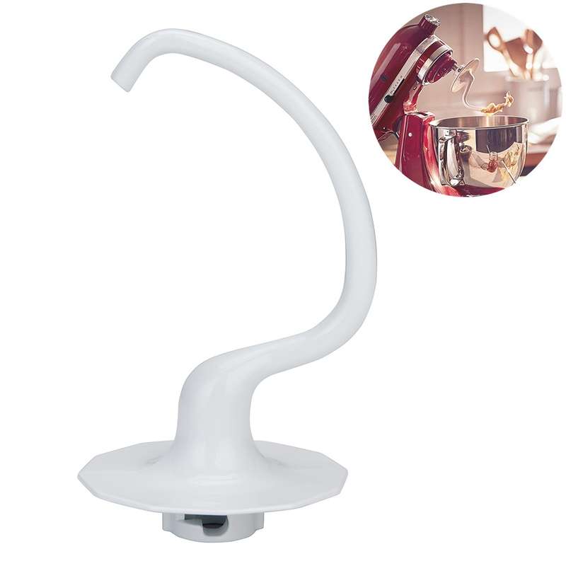 K5ADH-16 For KitchenAid 6QT Bowl-Lift Stand Mixers Home Restaurant Baking Dough Hook Mixing Tools