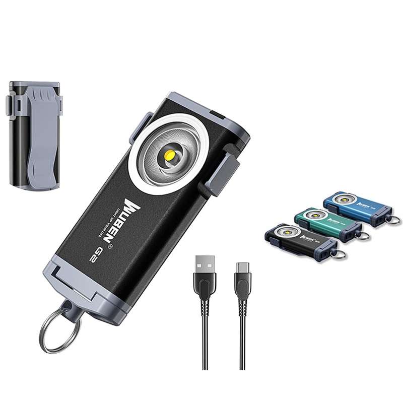 WUBEN G2 Strong Light LED Flashlight USB Outdoor Campers And Household Super Bright Key Chain Light(