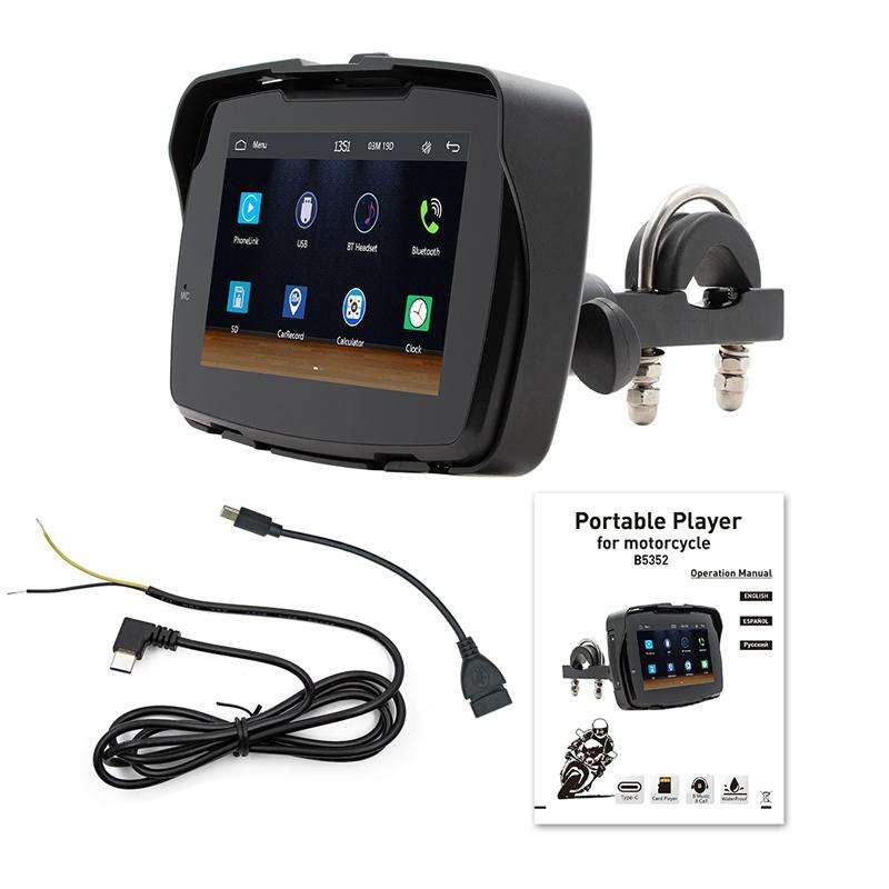 5.0 Inch Dual-Bluetooth Motorcycle Portable MP5(B5352)