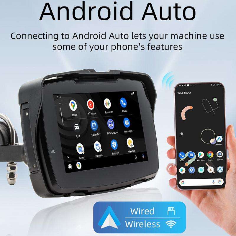 5.0 Inch Dual-Bluetooth Motorcycle Portable MP5(B5352)
