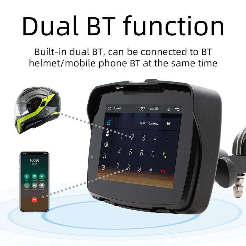5.0 Inch Dual-Bluetooth Motorcycle Portable MP5(B5352)