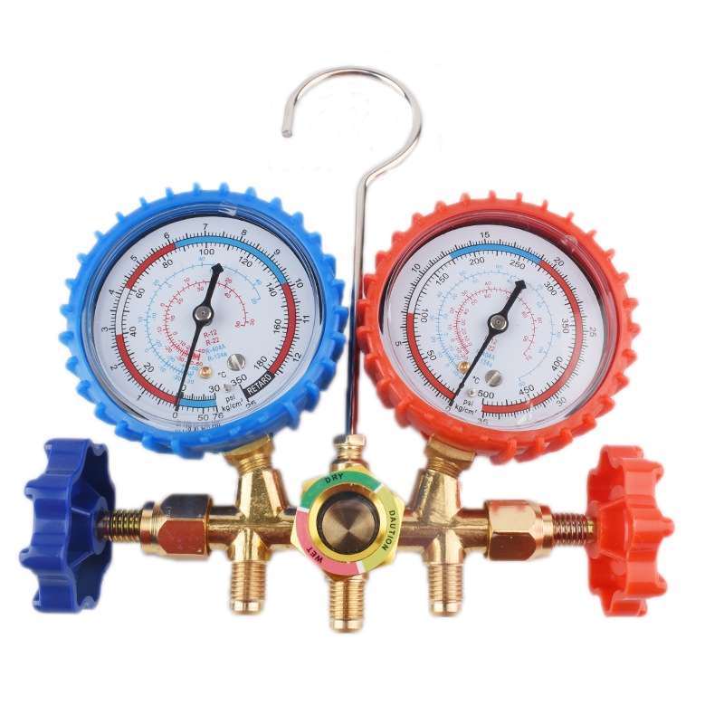 Car Air Conditioning Refrigeration Fluoridation Double Meter Valve(A)