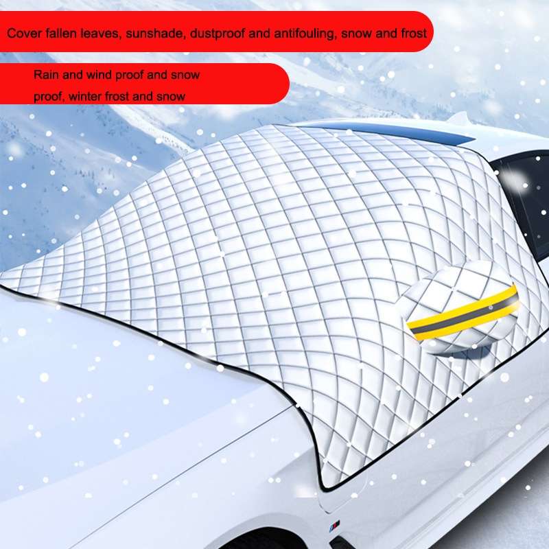 SUITU R-3945 Car Winter Front Glass Snow Shield Defrost Sunshade Thickened Car Clothing, Style: 12 M