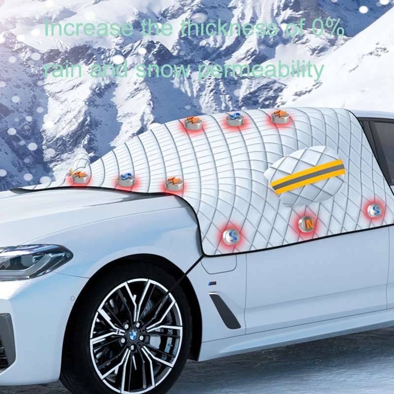 SUITU R-3945 Car Winter Front Glass Snow Shield Defrost Sunshade Thickened Car Clothing, Style: 12 M