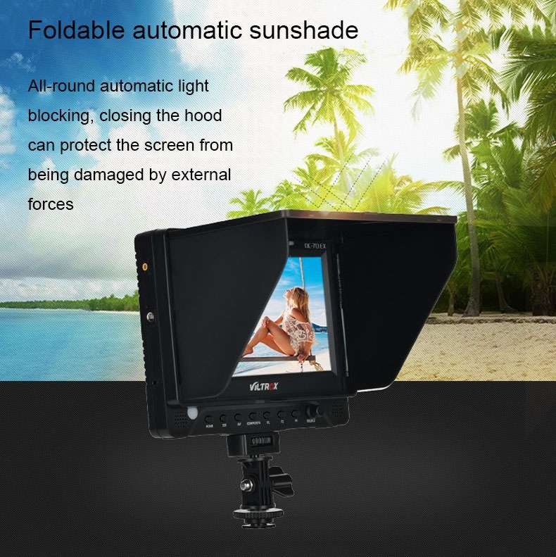VILTROX DC-70EX 7 Inch 4K HD Camera Director Monitor Cinematography Director SDI Monitor