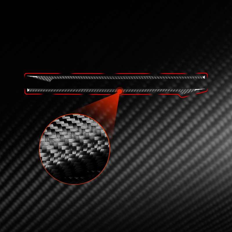 For Chevrolet Corvette C8 2pcs /Set Taillight Decorative Sticker(Black)