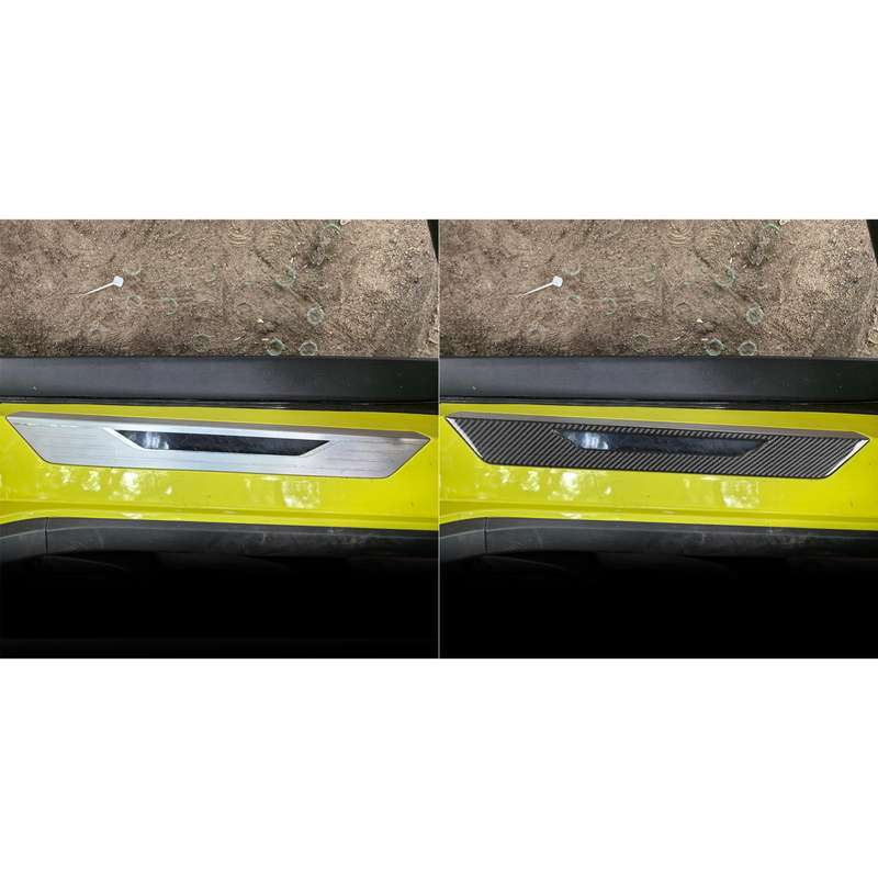 For Chevrolet Corvette C8 2pcs /Set Door Sill Decorative Sticker(Black)