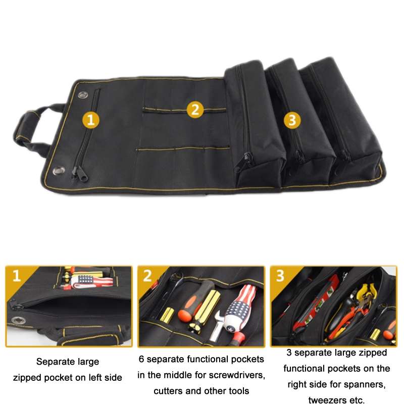 WINHUNT Portable Rolling Electrician Repair Multi-Purpose Tool Kit(WH047)