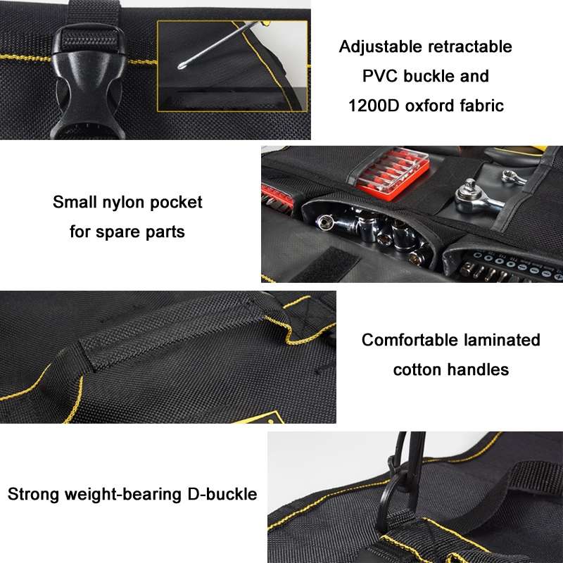 WINHUNT WH005 Rolling Multifunctional Padded Canvas Storage Tool Kit(68.5x36cm)