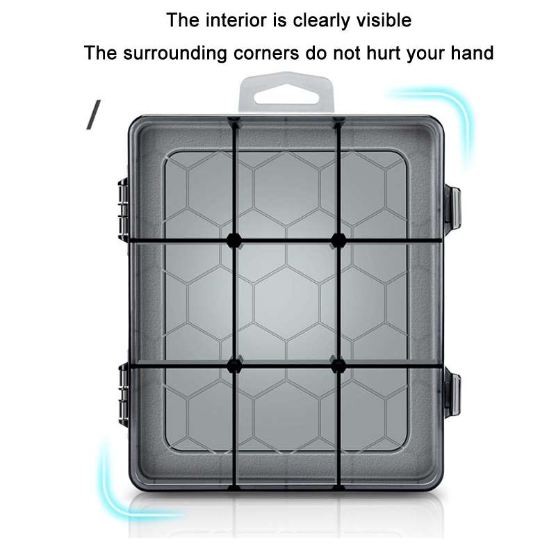 Multi-Compartment Sorted Electronic Parts Organiser, Specifications: 12 Grid