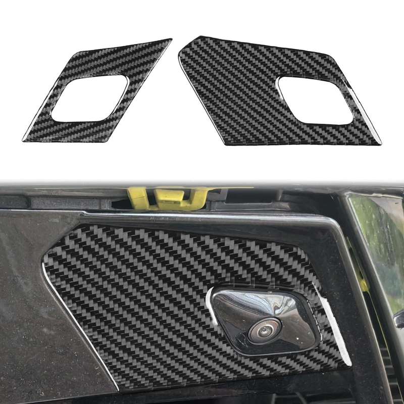 For Chevrolet Corvette C8 2pcs /Set Door Radar Sticker(Black)