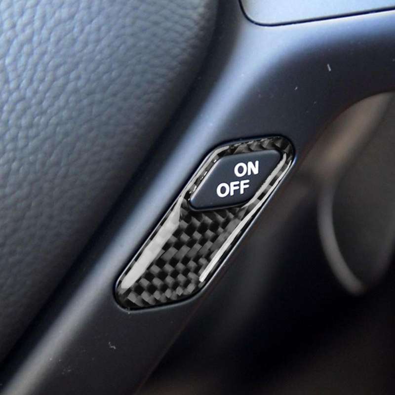 For Infiniti G35/G37/G25/Q60 2pcs /Set Steering Wheel Answer Button Sticker(Black)