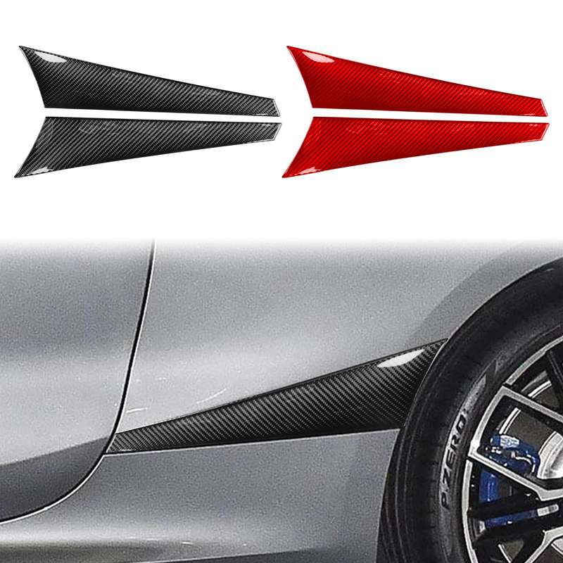 For 2019-2022 BMW 8 Series G14 2pcs /Set 2 Door Rear Fender Stickers(Black)
