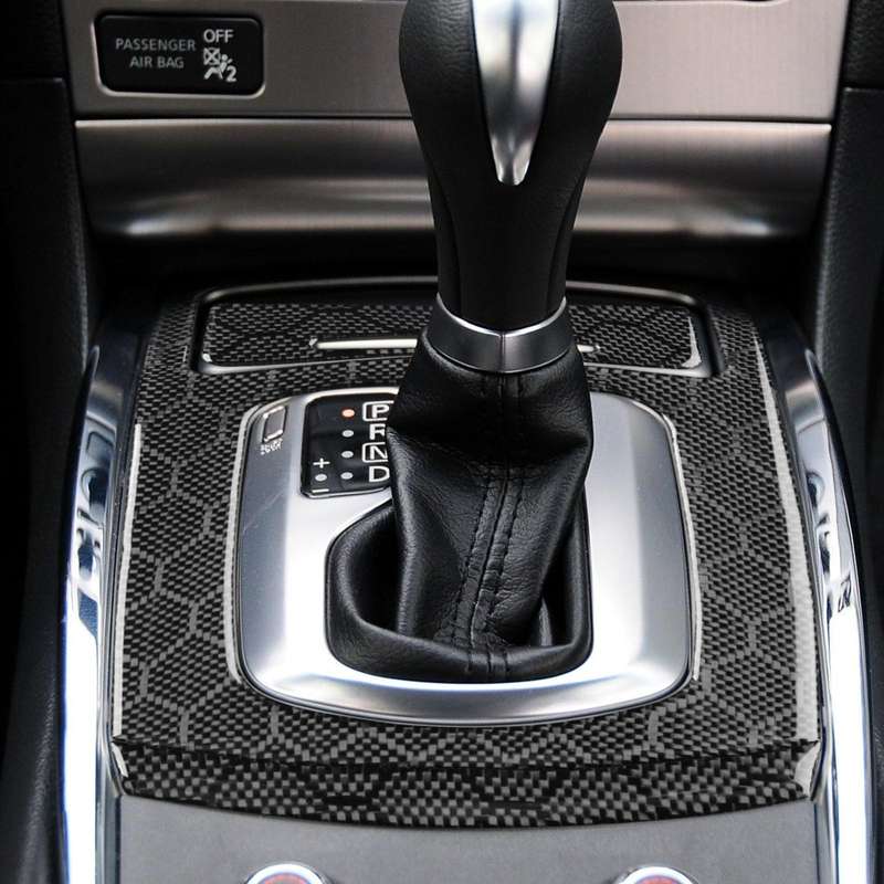 For Infiniti G37/G25/Q60 3pcs /Set Shift Panel A Model Sticker(Black)
