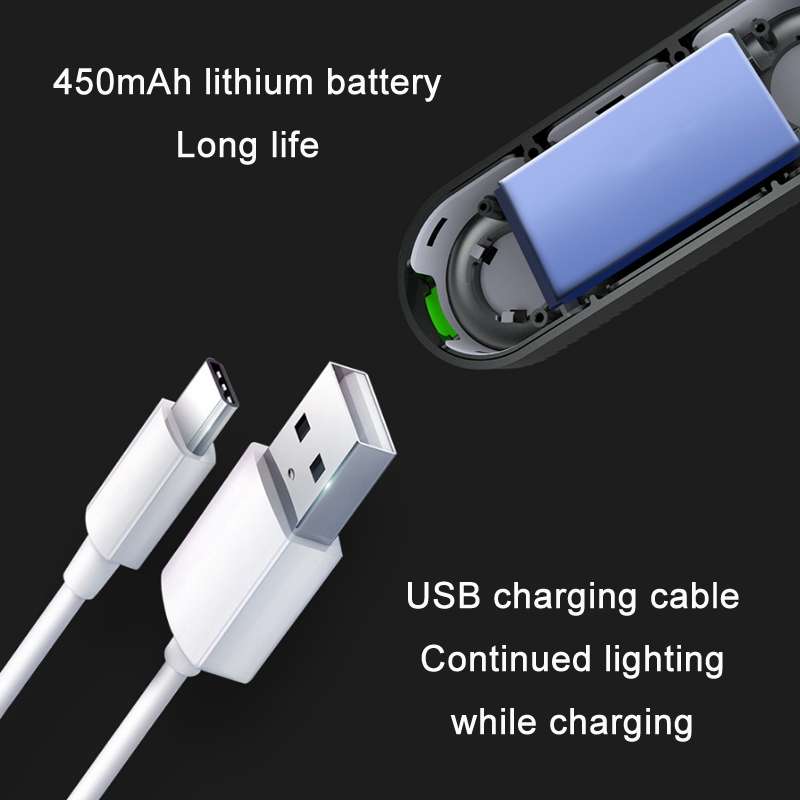 Car Strong Magnetic Dome Light USB Rechargeable Lighting LED Light, Color: Reading Light