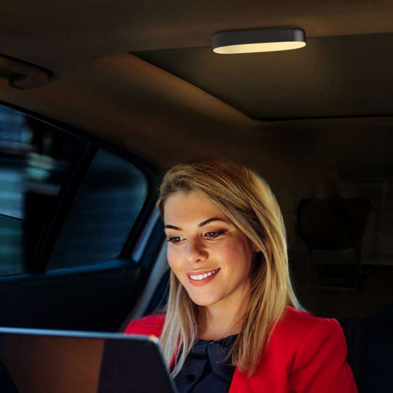 Car Strong Magnetic Dome Light USB Rechargeable Lighting LED Light, Color: Reading Light