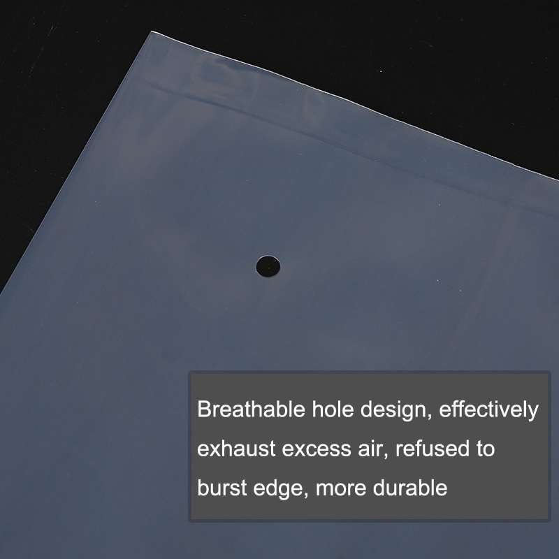 100 PCS / Set PE Clothing Packaging Bag Transparent Self-Stick Bag Jewelry Plastic Sealed Bag, Size: