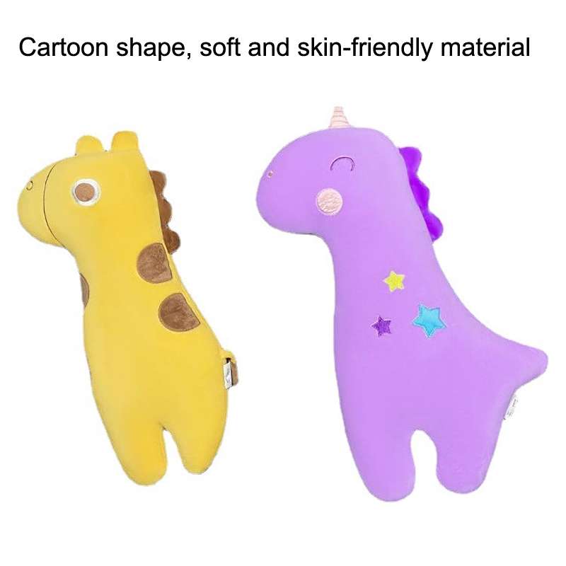 Car Seat Belt Pillow Shoulder Cover Cartoon Insurance Belt(Purple)