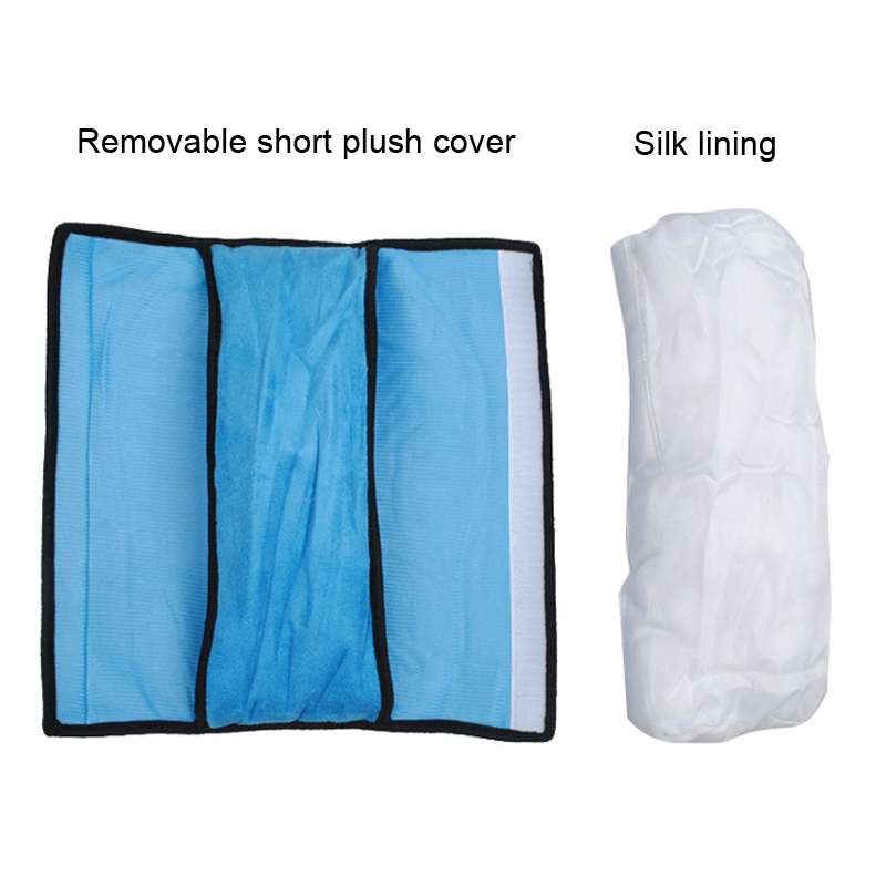 5pcs Children Car Seat Belt Protective Cover Thickened Plush Shoulder Pillow(Gray)