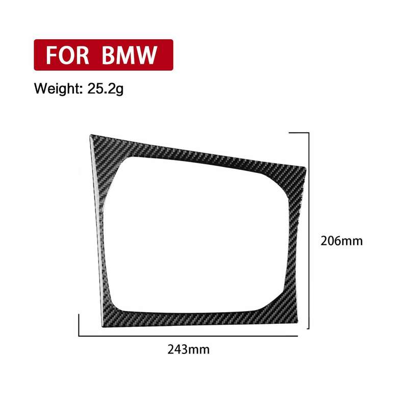 For 2019-2024 BMW 8 Series G14 Right-Hand Drive Central Control Shift Panel Frame Sticker(Red)