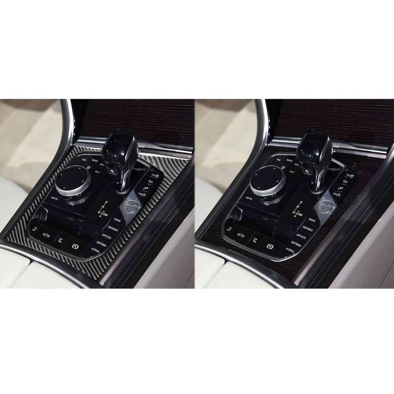 For 2019-2024 BMW 8 Series G14 Right-Hand Drive Central Control Shift Panel Frame Sticker(Red)