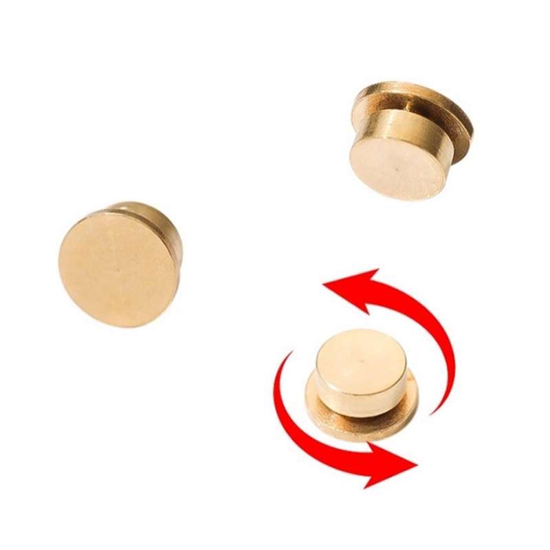 20pcs Metal Rotatable Bearing For DIY Crystal Jewelry Nail Art Decorations 3.7x3.5x2.2mm