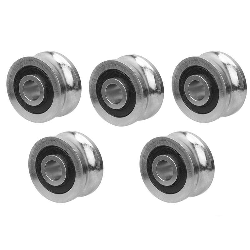 4x13x6mm Double-row Bead U-slot Embroidery Machine Guide Bearings 3D Printer Bearings(SG10)
