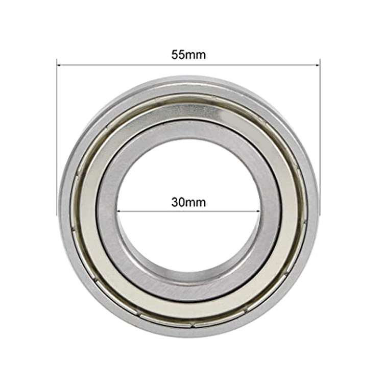 6006ZZ Bearing 10pcs 30x55x13mm Deep Groove Ball Bearings For Grass Trimmer