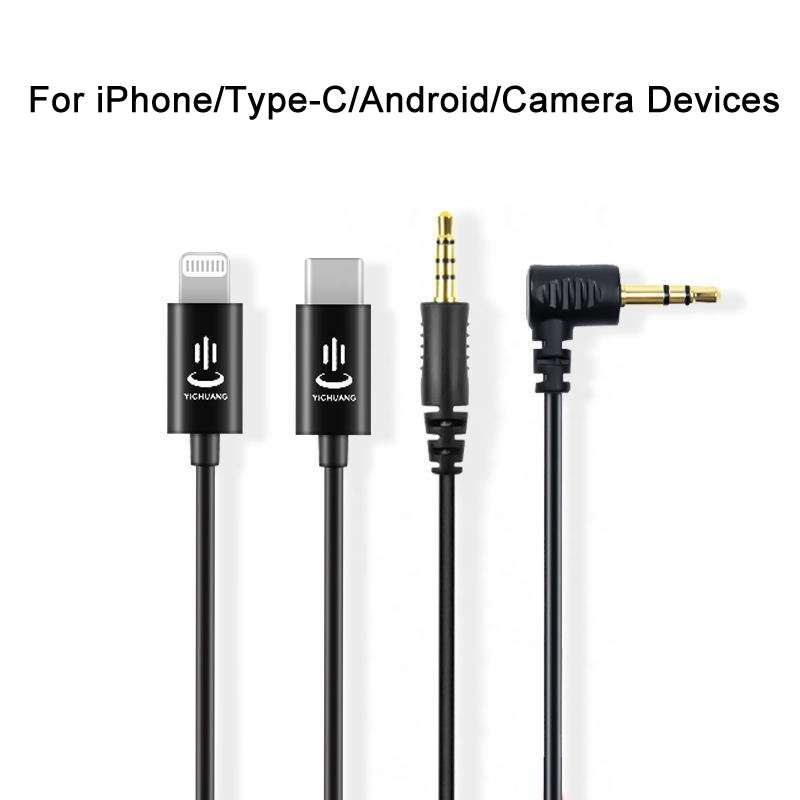 3.5mm TRS to TRRS For Rode Microphone YICHUANG Adapter Audio Cable